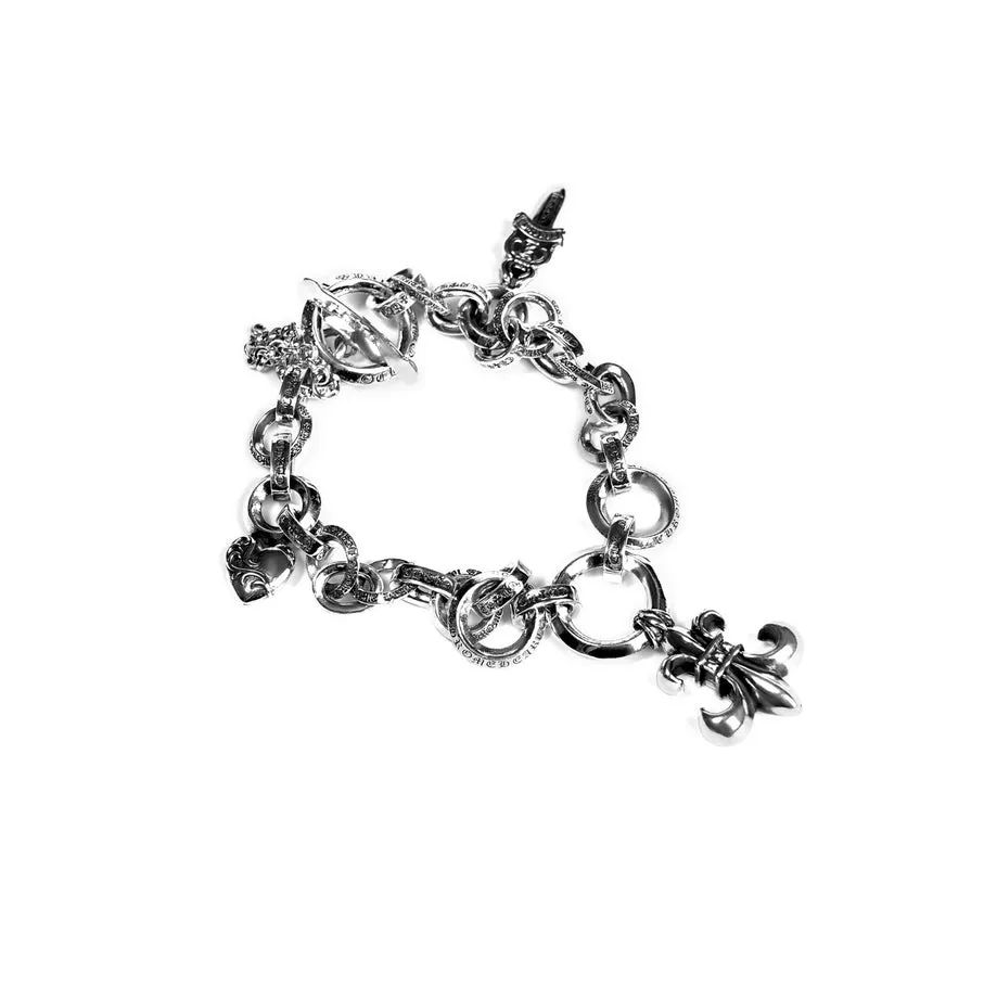 Chrome Hearts Multi Anello Braccialetto