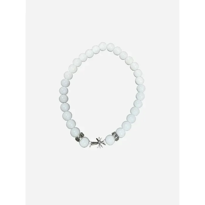 Chrome Hearts Cimitero Bianco Con Perline Braccialetto