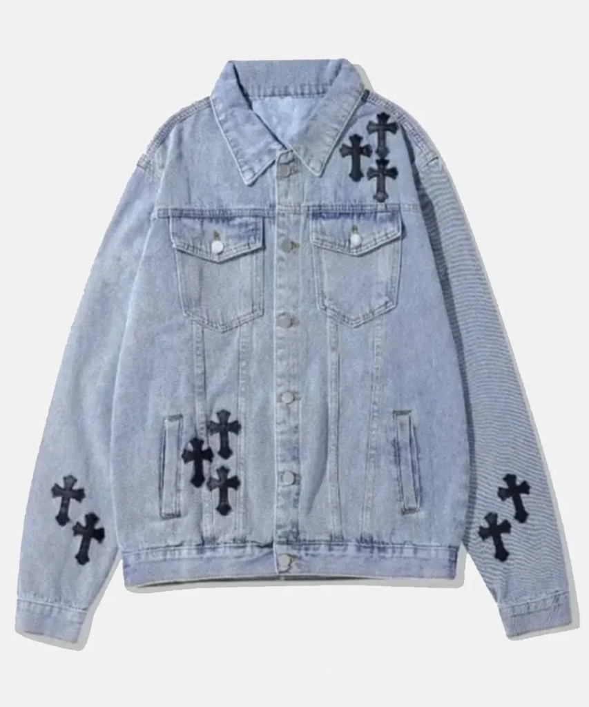 chrome hearts denim giacca