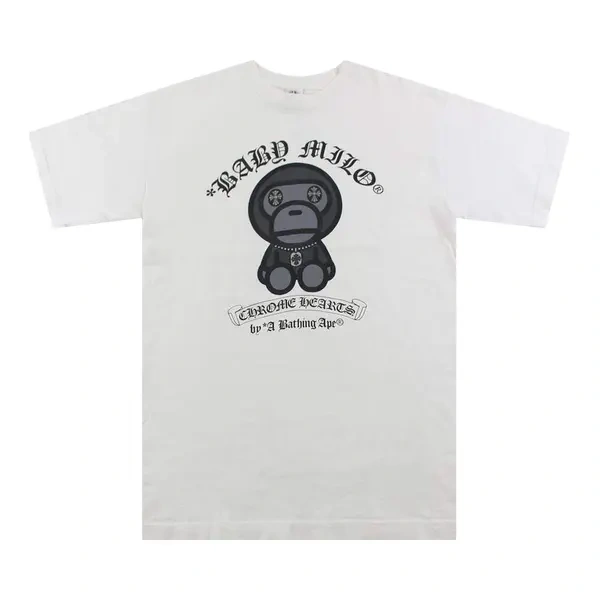 Chrome Hearts Bape maglietta